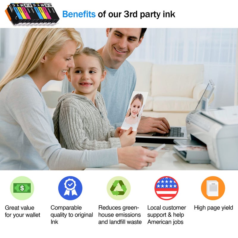 Cartlee Compatible Ink Cartridges Replacement for HP 564XL for Photosmart 5510 5520 6510 6520 6525 7510 7520 7525 B8550 C6380 D7560 Premium C309A C410 Officejet 4620 Deskjet 3520 (10 Pack) - Image 2